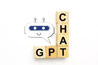 Chat GPT wooden block