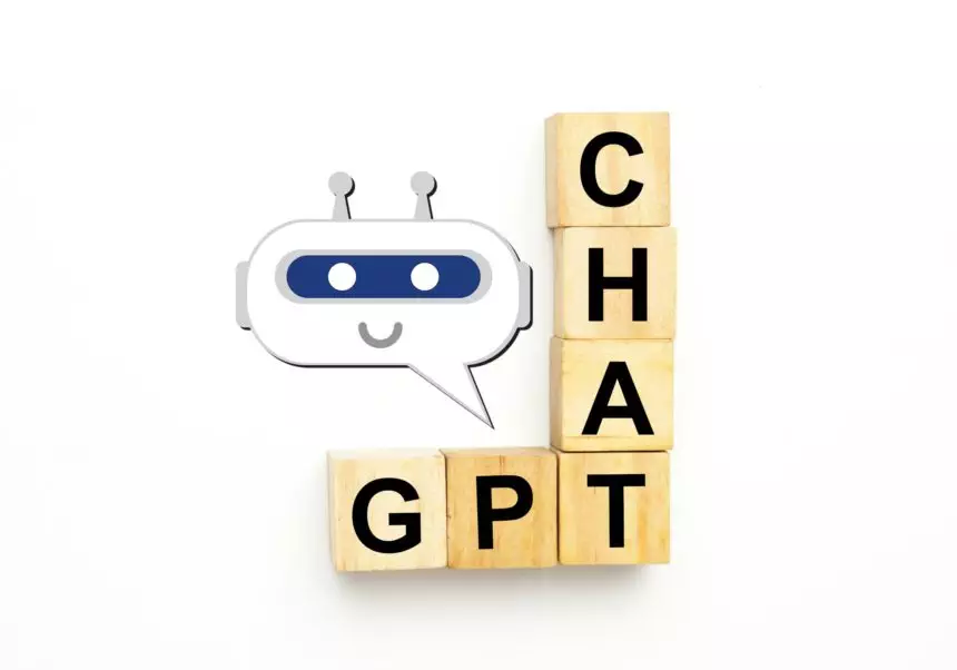 Chat GPT wooden block