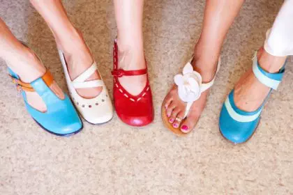 Colourful summer shoes